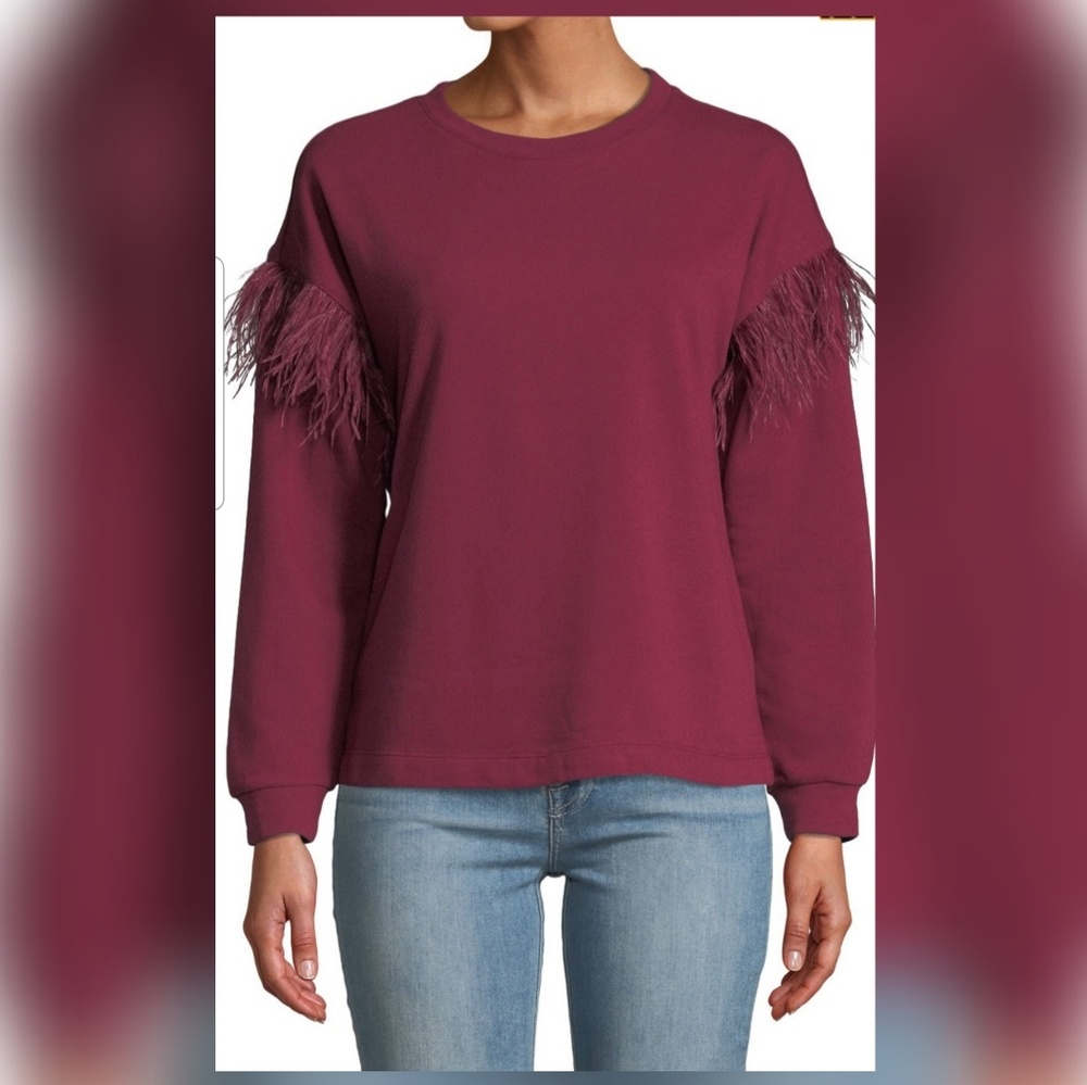 🆕️NWT Free Generation Ostrich Sleeve Sweater